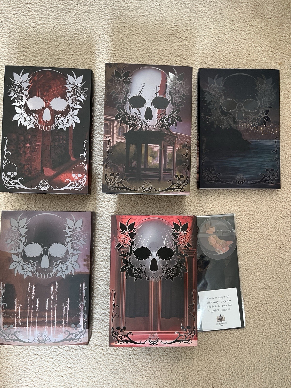 Books For Days Crate Penelope Douglas Devil’s Night Series + overlays