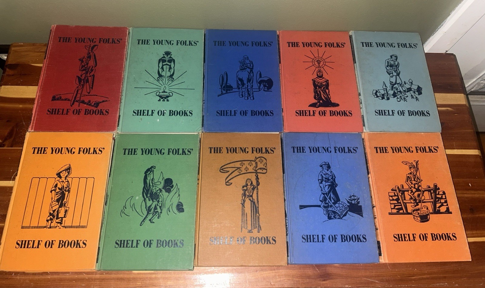 Collier’s Junior Classics The Young Folks Shelf of Books 1961 Full 10-volume Set