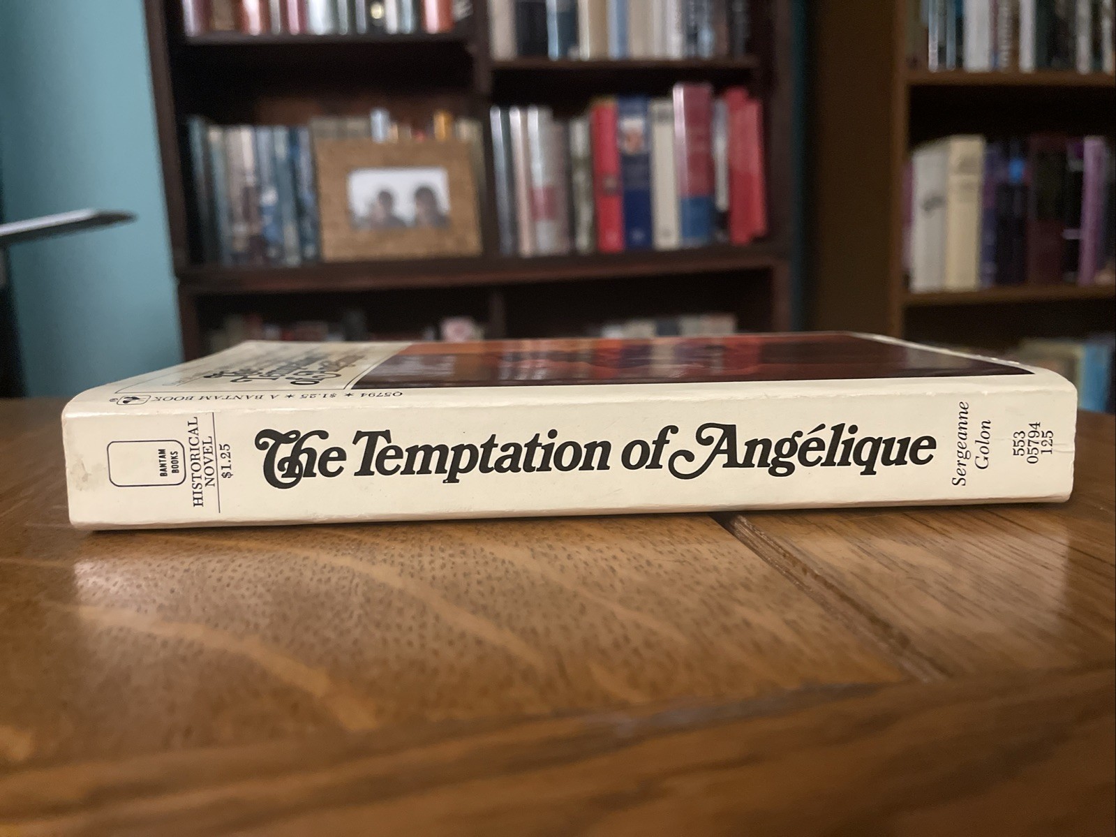 Sergeanne Golon: The Temptation Of Angelique Pbk Bantam 1971 3rd Print VG