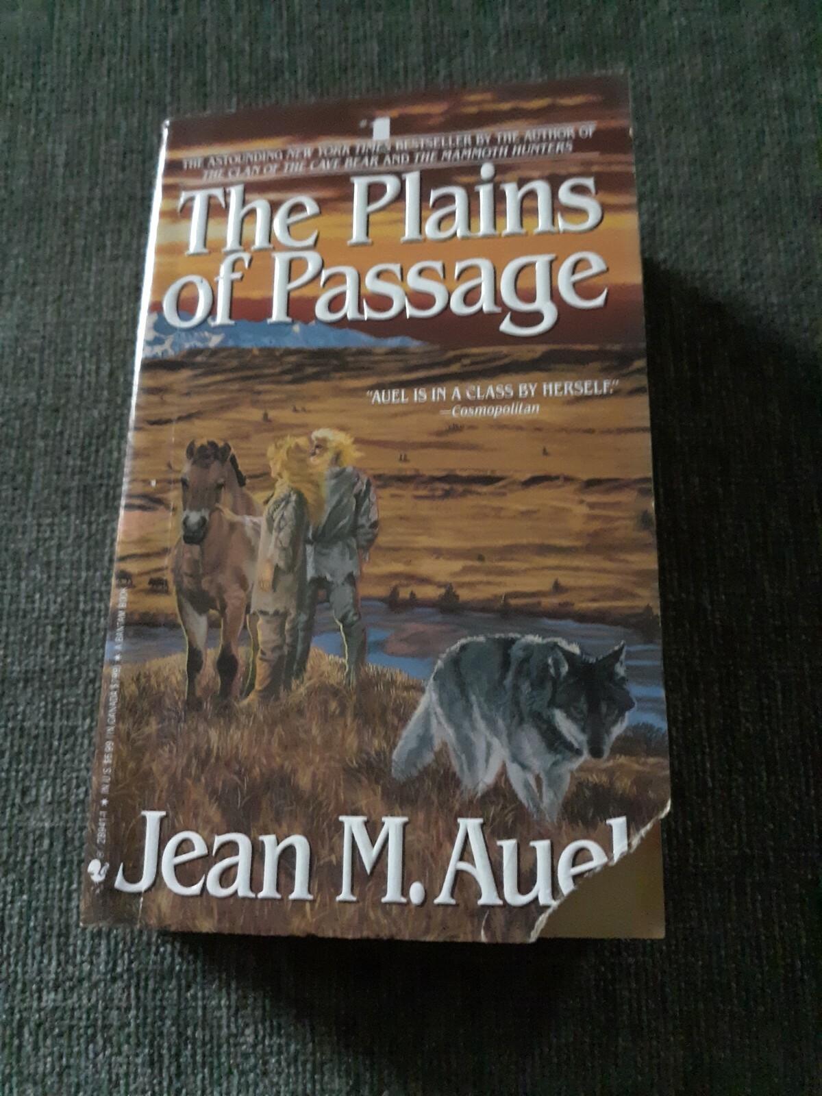 Earth’s Children Ser.: The Plains of Passage by Jean M. Auel 1991, Acceptable