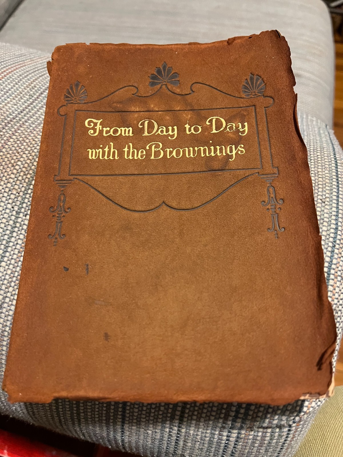 From Day to Day with the Brownings, Wallace & Frances Rice [Soft Leather Bound]