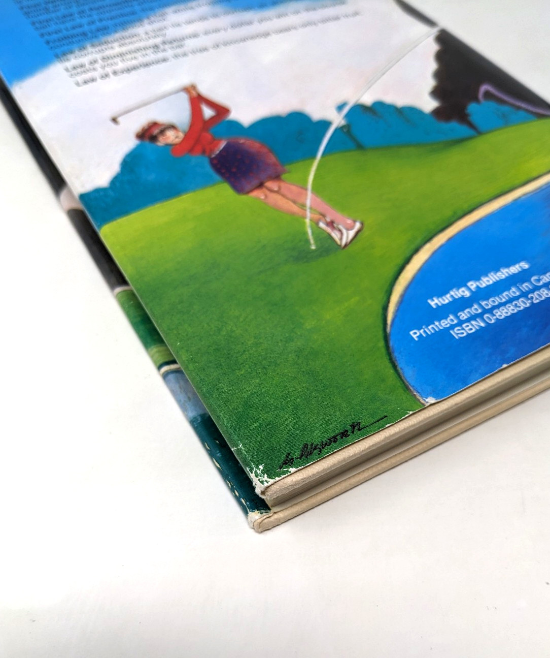 Golf and Murphy’s Law Mervyn J. Huston 1981 Hardcover Vintage Sports Humor