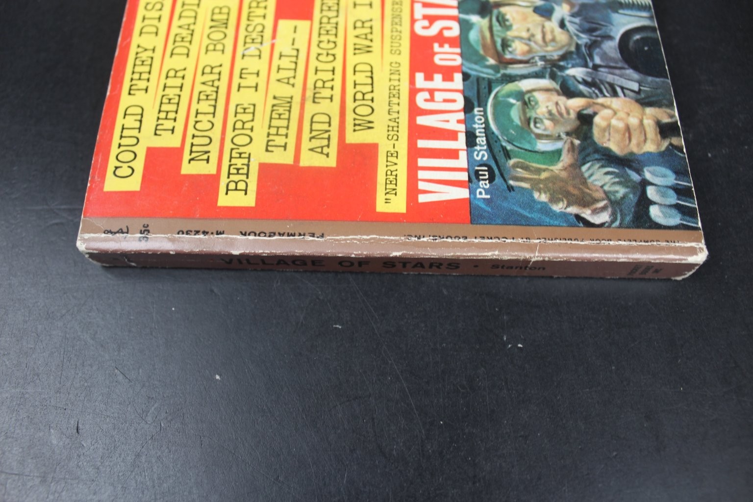 Village of Stars Paul Stanton 1962 Permabook 1st Printing Cold War Thriller PB