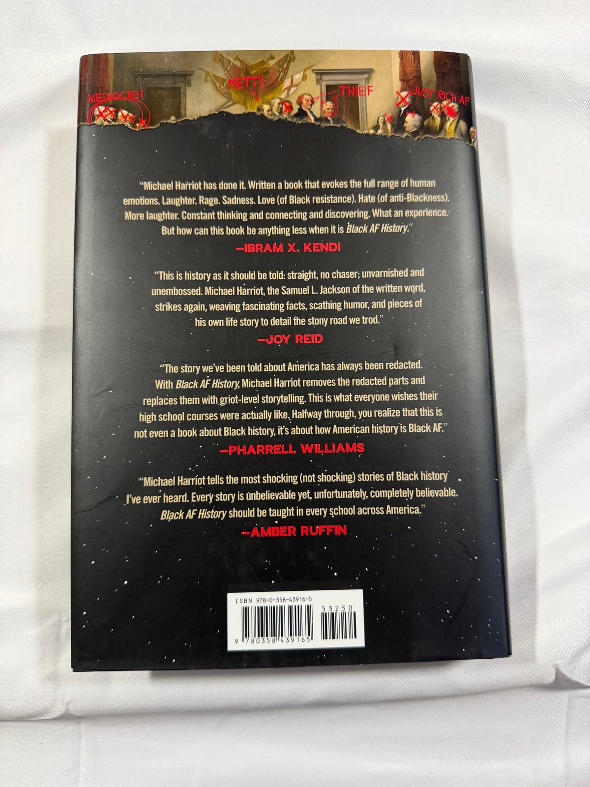 Black AF History: Un-Whitewashed Story of America Michael Harriot Hardcover