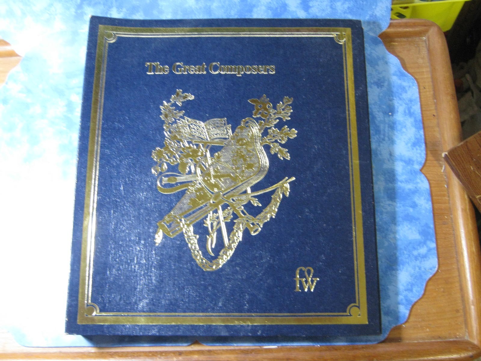 THE GREAT COMPOSERS Family Library of Great Music LARGE BINDER Funk & Wagnalls