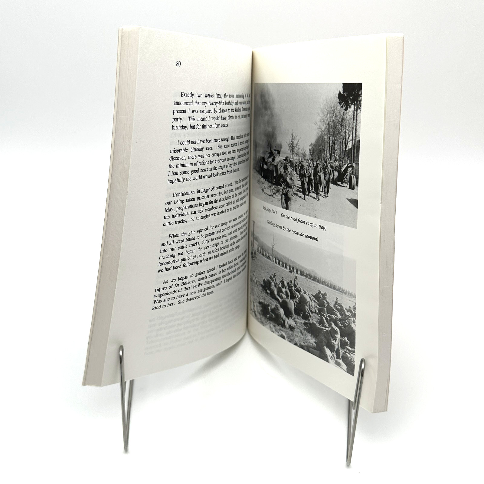 SIGNED Last Train to Berlin Hans Peter Marland WWII German POW Memoir