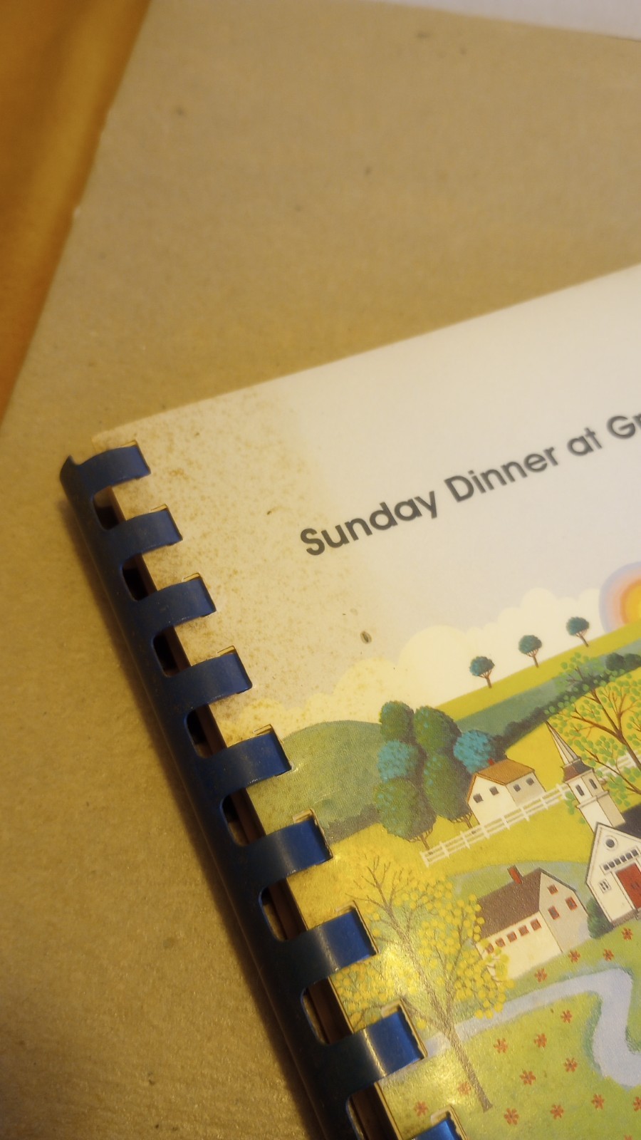 1993 „Sunday Dinner at Grandmom’s“ Cookbook by Christel Ellis – 112+ Pages
