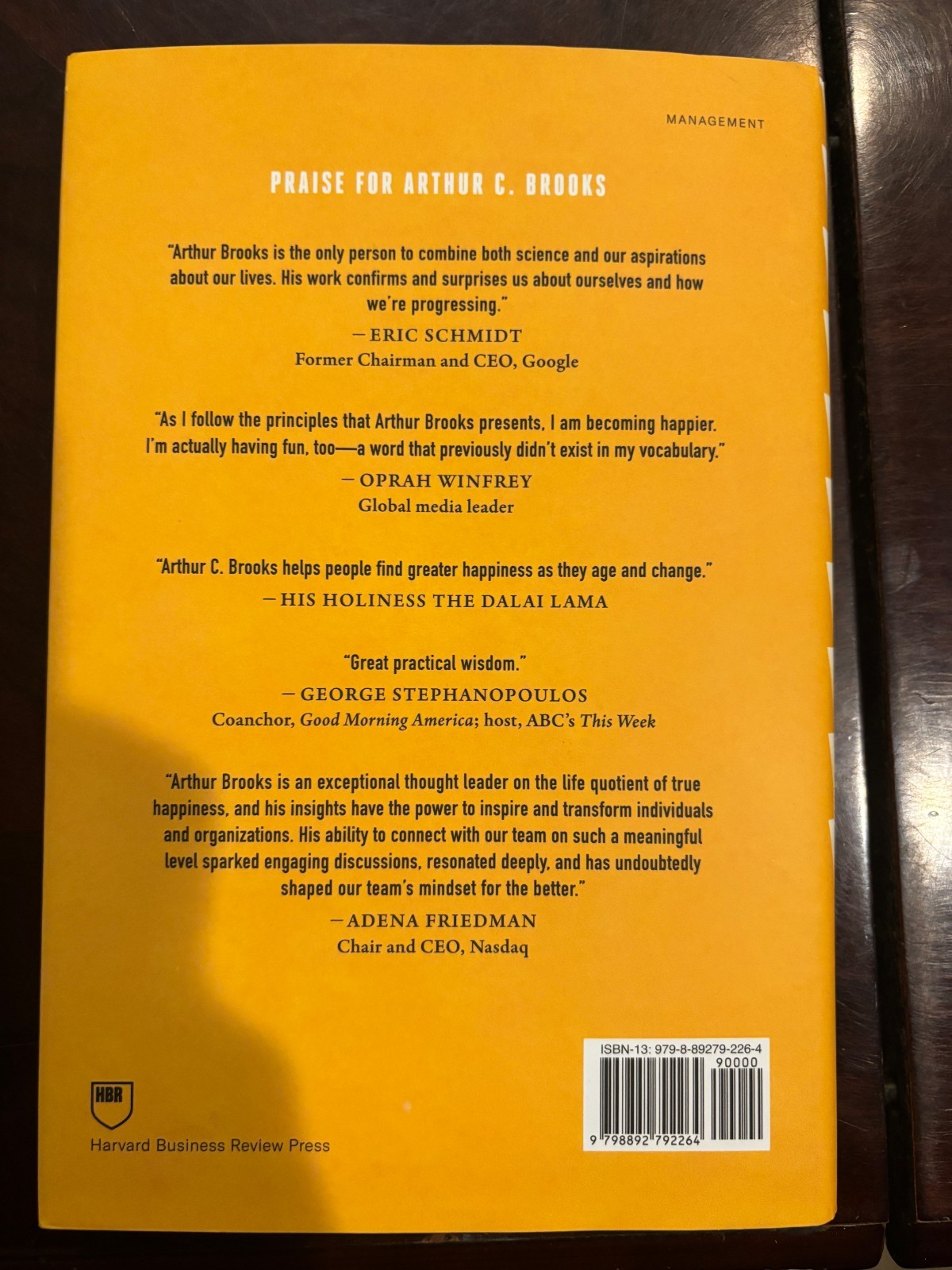 The Happiness Files: Insights on Work and Life by Arthur C. Brooks by Brooks
