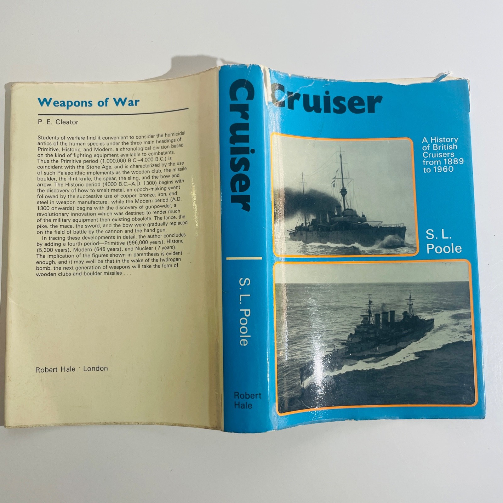 Cruiser S L Poole 1st Ed 1970 Robert Hale History of British Cruisers WW2