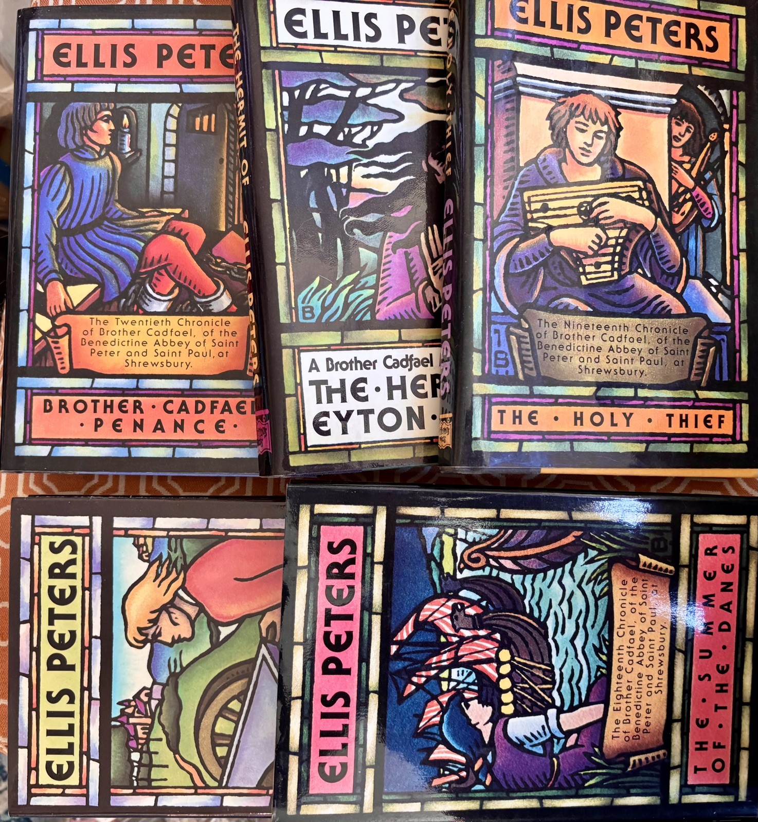 Ellis Peters Brother Cadfael Collection (5) 1st Ed. HC DJ Mysterious Press NEW