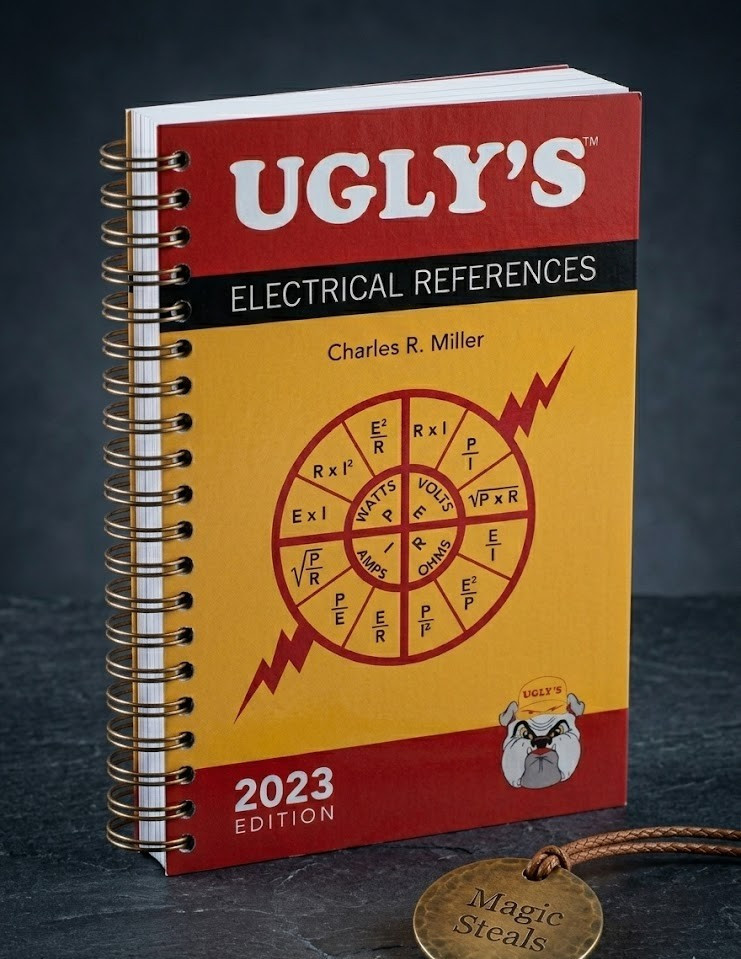 Ugly’s Electrical References 2023 7th Ed Spiral Bound Charles R. Miller NEC USA