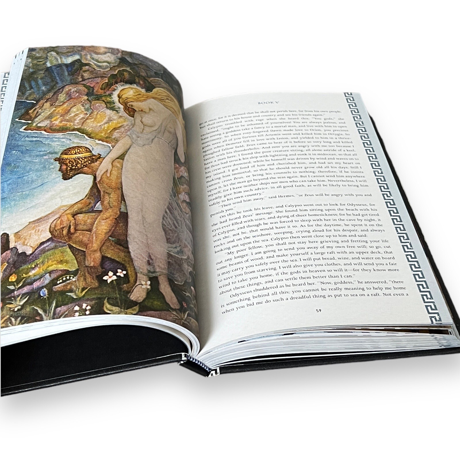 2-Book Set: THE ILLUSTRATED ILIAD & ODYSSEY by Homer Hardcover Deluxe Classics