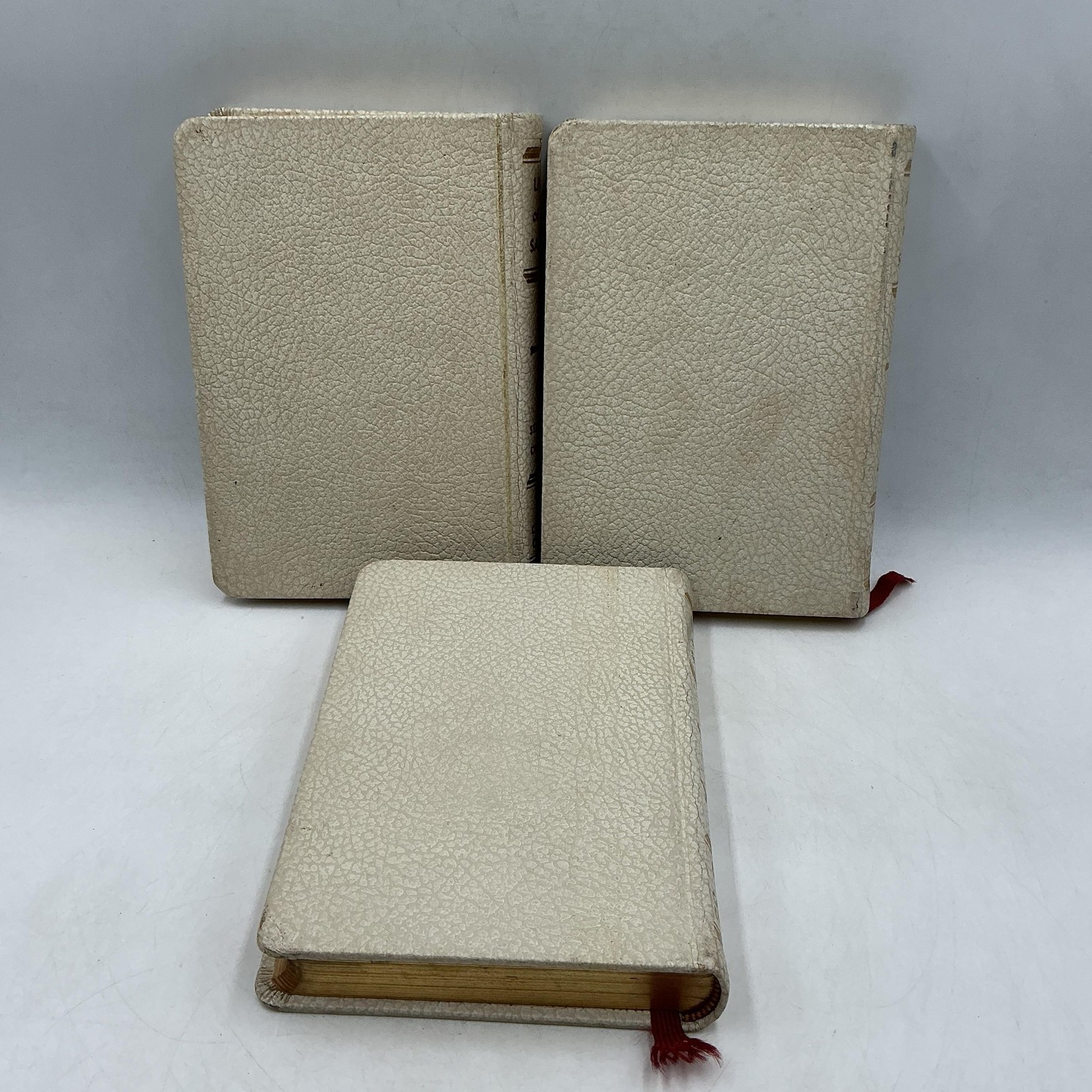 LIVES OF THE SAINTS Alban Butler Lib. Of Catholic Devotion HC Cream Faux Leather