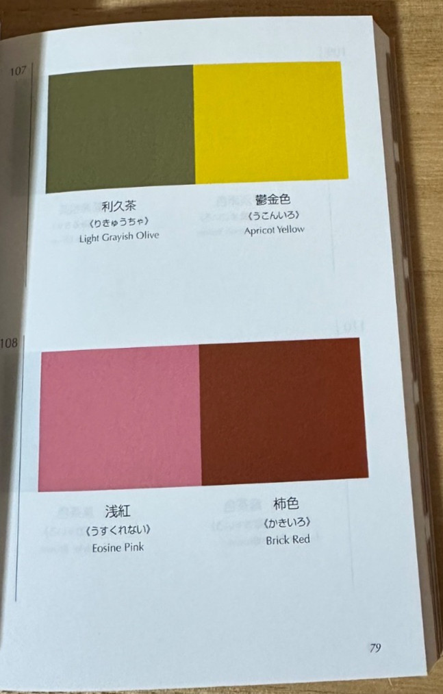 Japanese Color Scheme Book Taisho Showa Palette 348 Patterns Seigensha