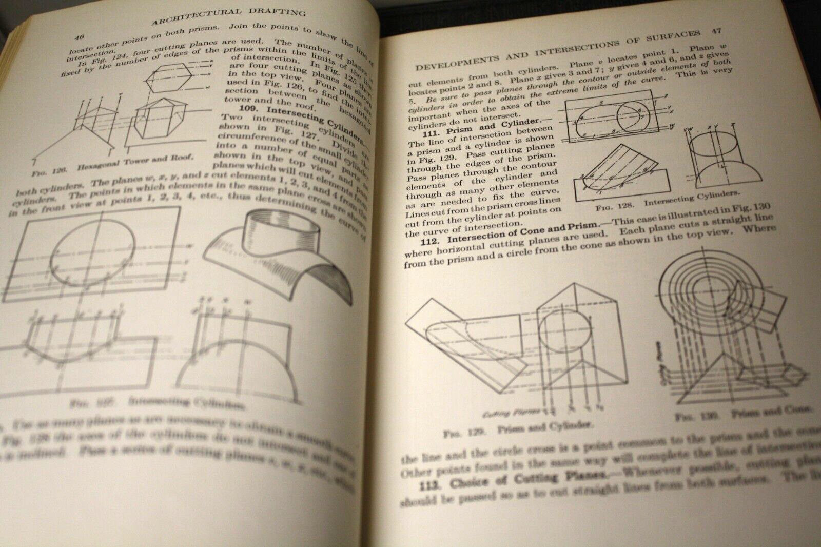 1929 First Edition Architectural Drafting By Carl Lars Svensen & E. G. Shelton