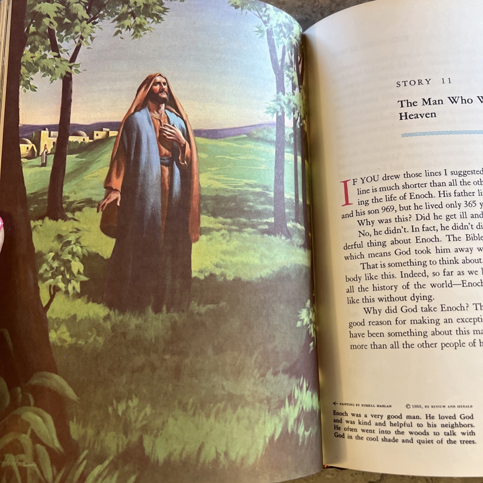 Vintage 1953 The Bible Story, Vol. 1- Arthur S. Maxwell – Hardcover