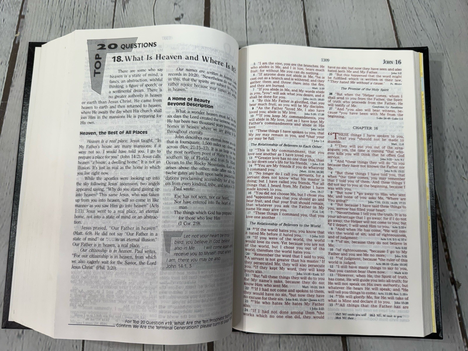 Prophecy Study Bible By John Hagee (New King James Version) Hardcover DJ 1997