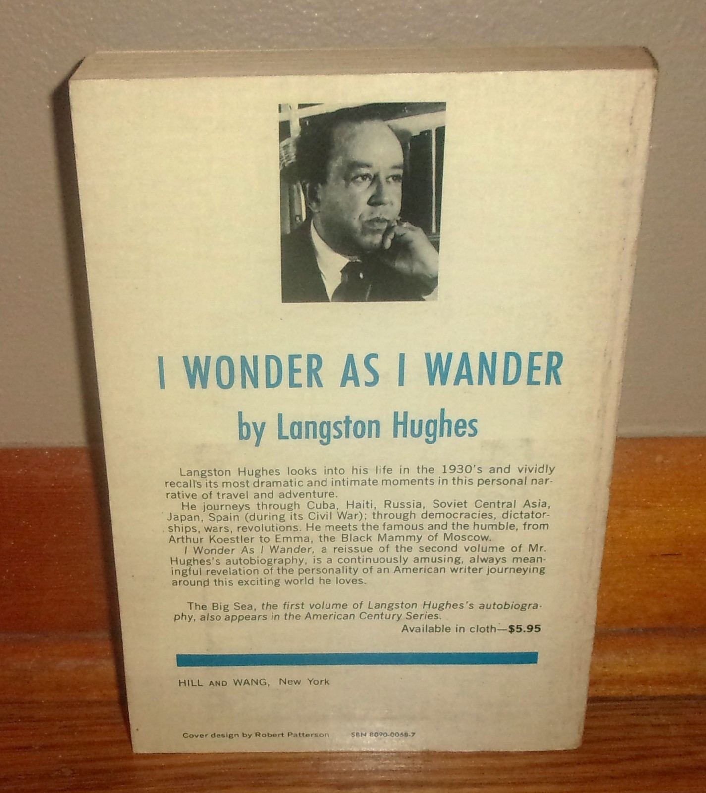 I WONDER AS I WANDER-An Autobiographical Journey-LANGSTON HUGHES-SUPERB 1964!