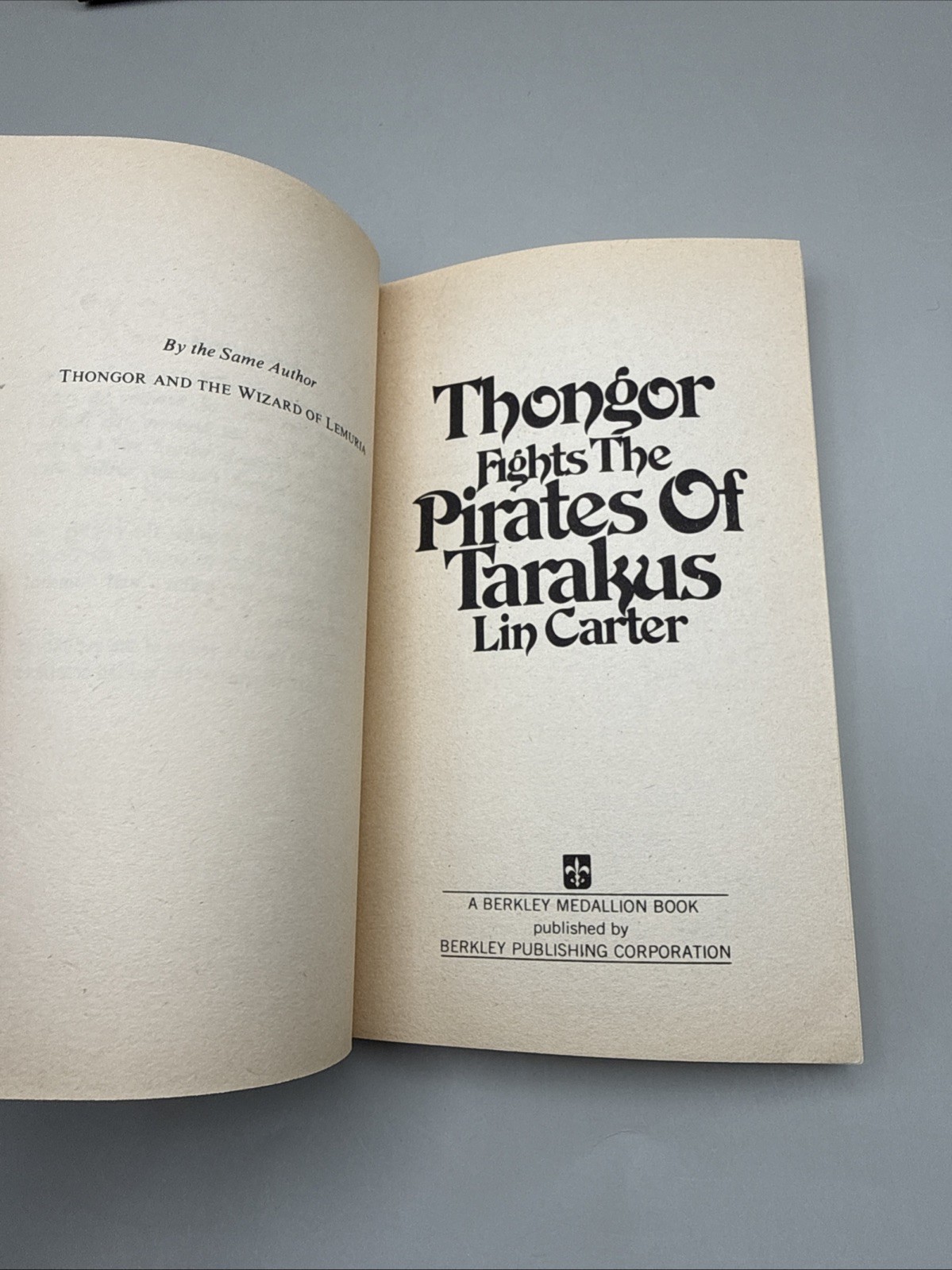 Lin Carter Thongor 1970’s Paperbacks Berkley And Warner Vintage Sci Fi – Lot 6