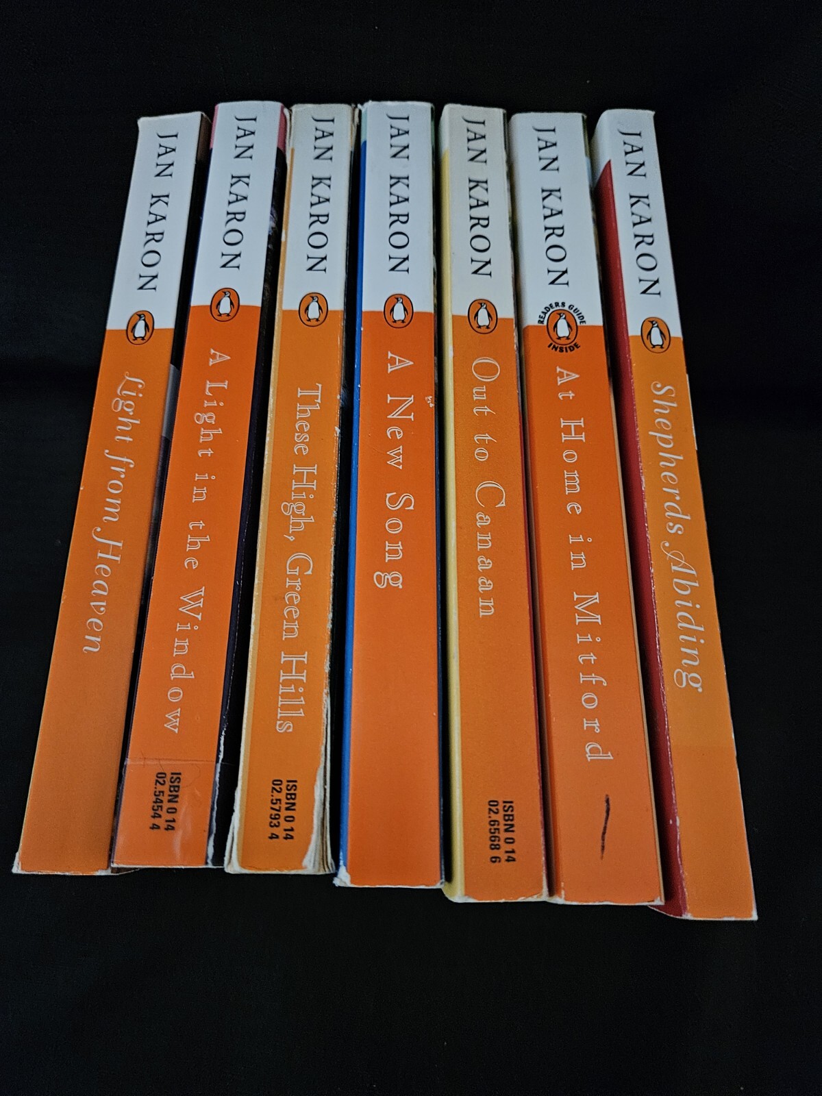 Jan Karon — Lot of 7 Books — Titles Are In The Photos and Listed Below