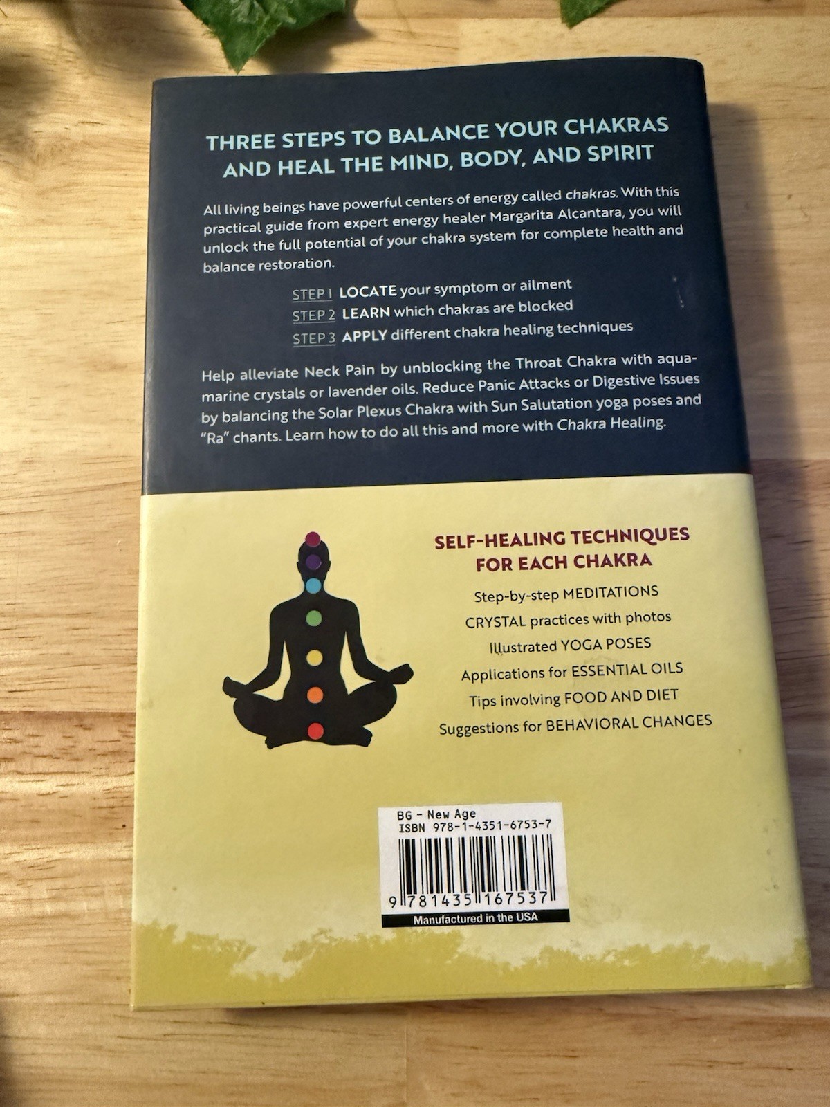 Chakra Healing by Margarita Alcantara Hardcover Illustrated Fall River Press