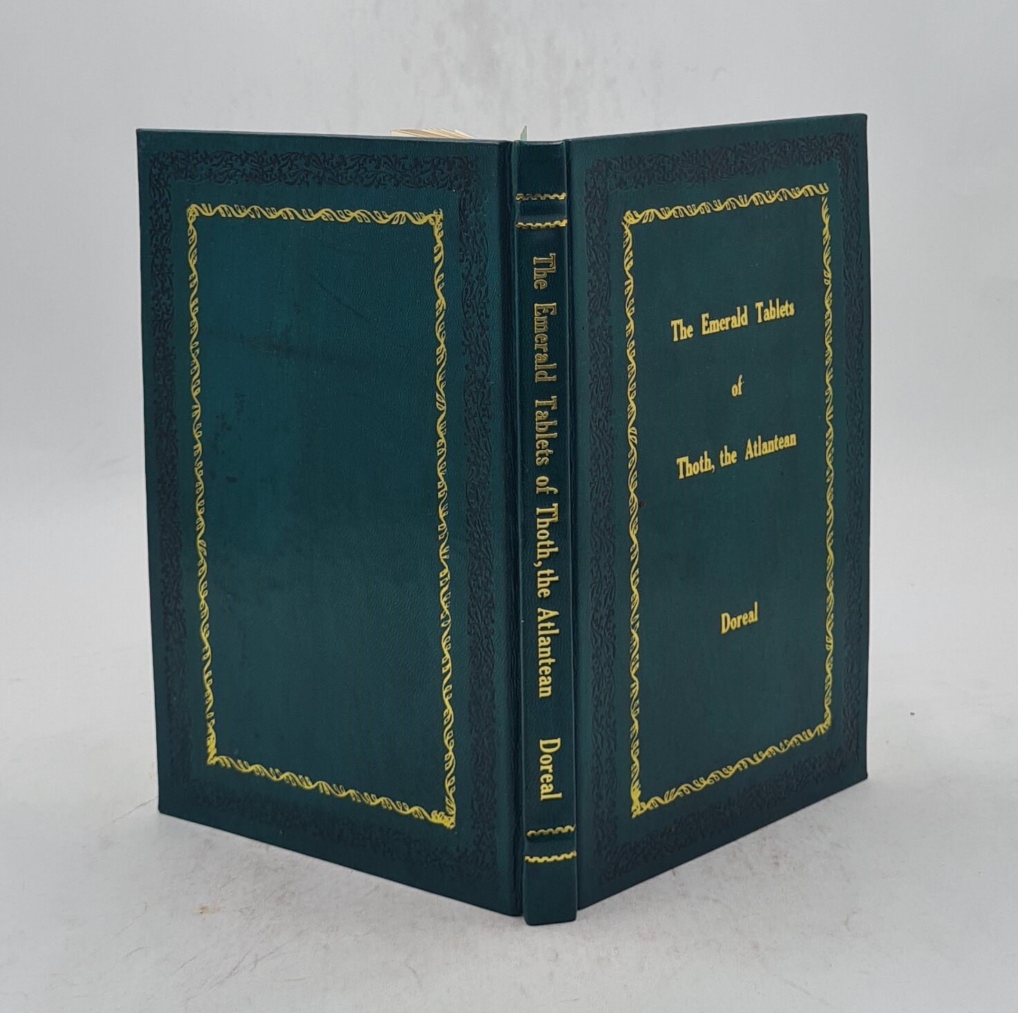 The Emerald Tablets of Thoth The Atlantean by Doreal [PREMIUM LEATHER BOUND]