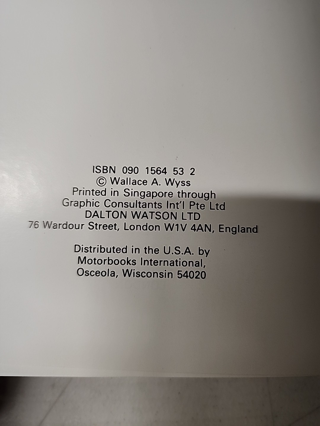 THE COMPLETE GUIDE TO THE FERRARI 308 328 MONDIAL 1982 FIRST EDIT Wallace Wyss