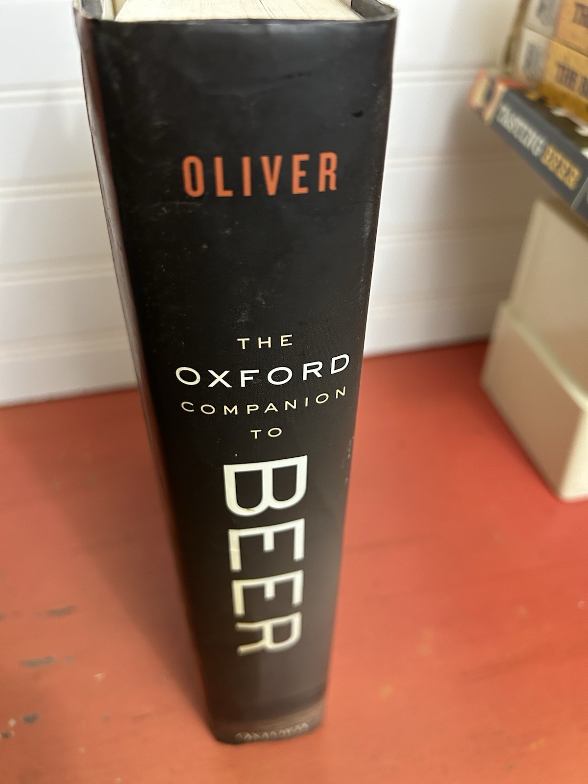 Beer Books 2 & 3 VHS Lot Oxford Companion HC Tasting Beer Mosher Beer Hunter Lot