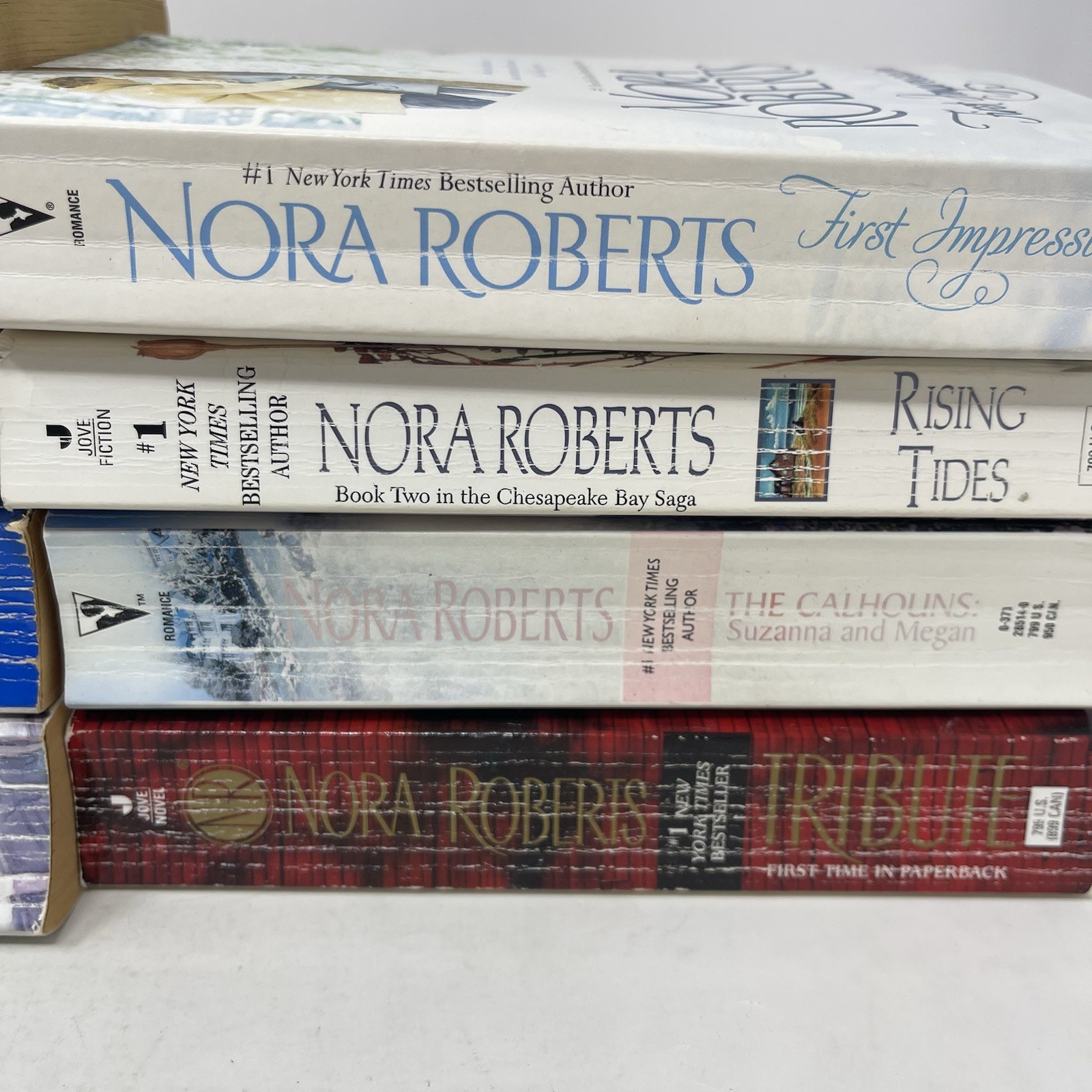 Lot of 10 Nora Roberts Paperback Romance Novels Random Mix Series Standalone