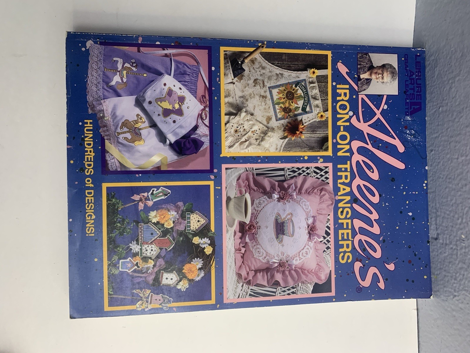 Leisure Arts IRON-ON TRANSFERS FROM THE HEART Craft Leaflet By Susan Fouts 3Pc