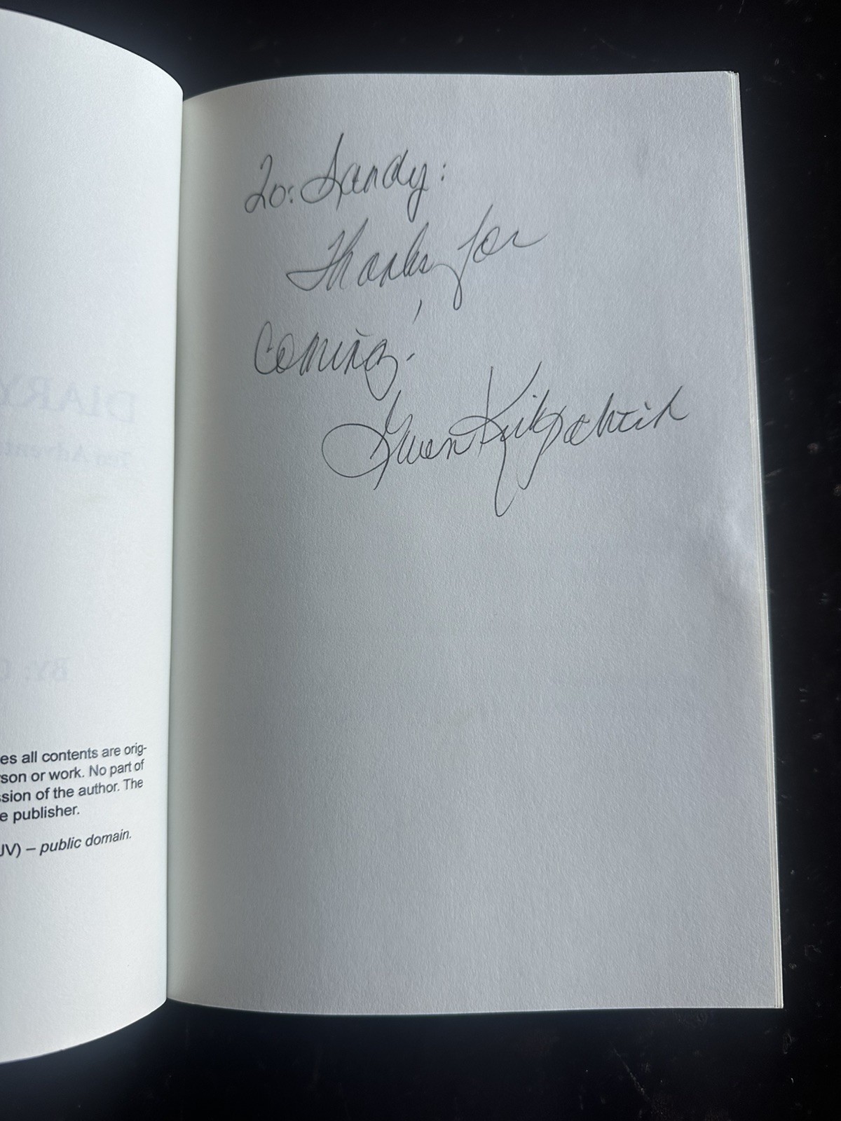 Diary of a Decade – 9781498453271, paperback, Gwen Kirkpatrick Inscribed