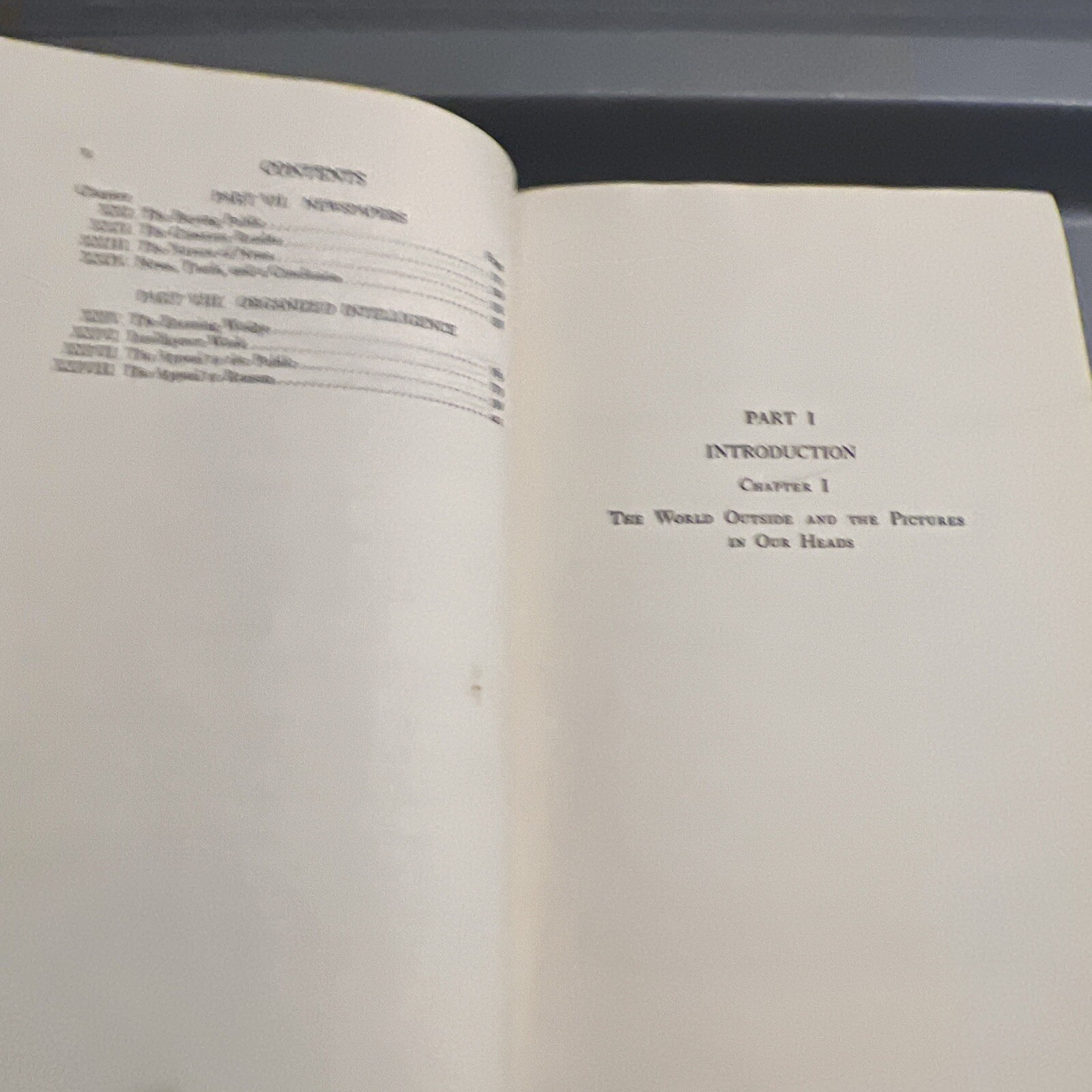 Public Opinion Walter Lippmann The Macmillan Company 1961