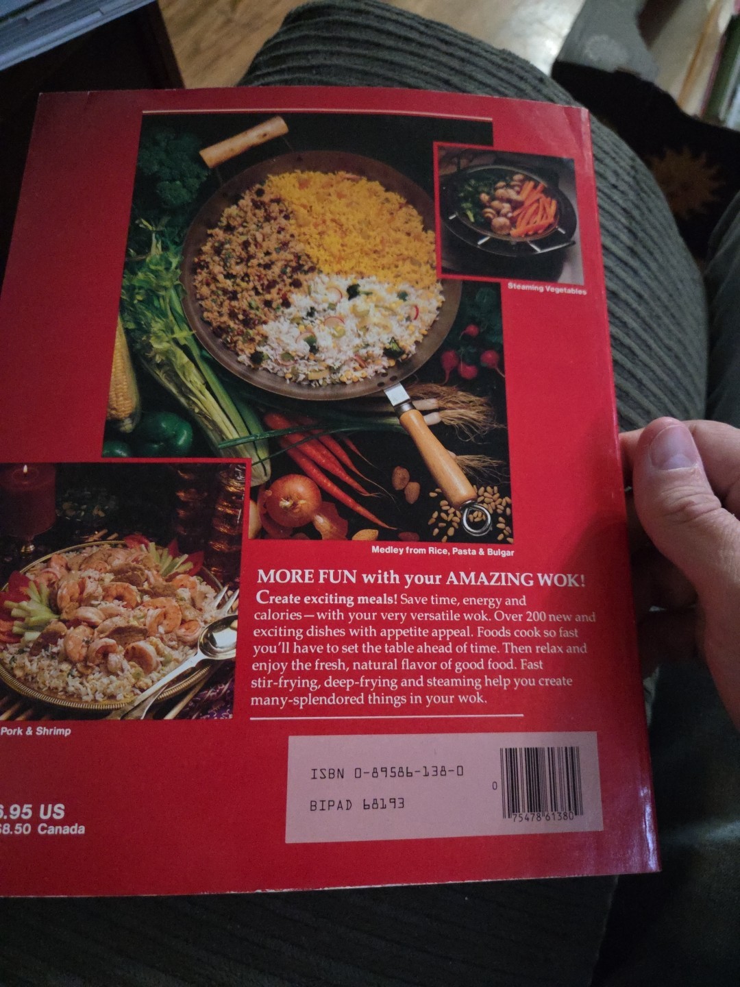 More Wok Cookery 1982 Softback Ceil Dyer – Like New