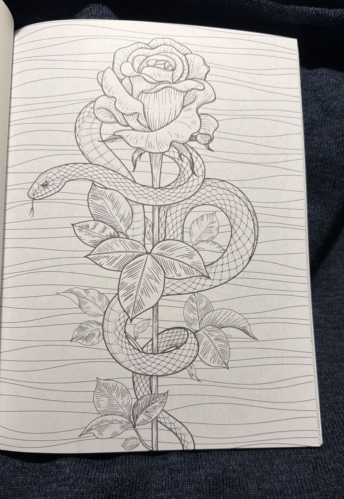 Tattoo Design Coloring Book ~ 48 pages ~ variety of Images ~ Mindful Coloring