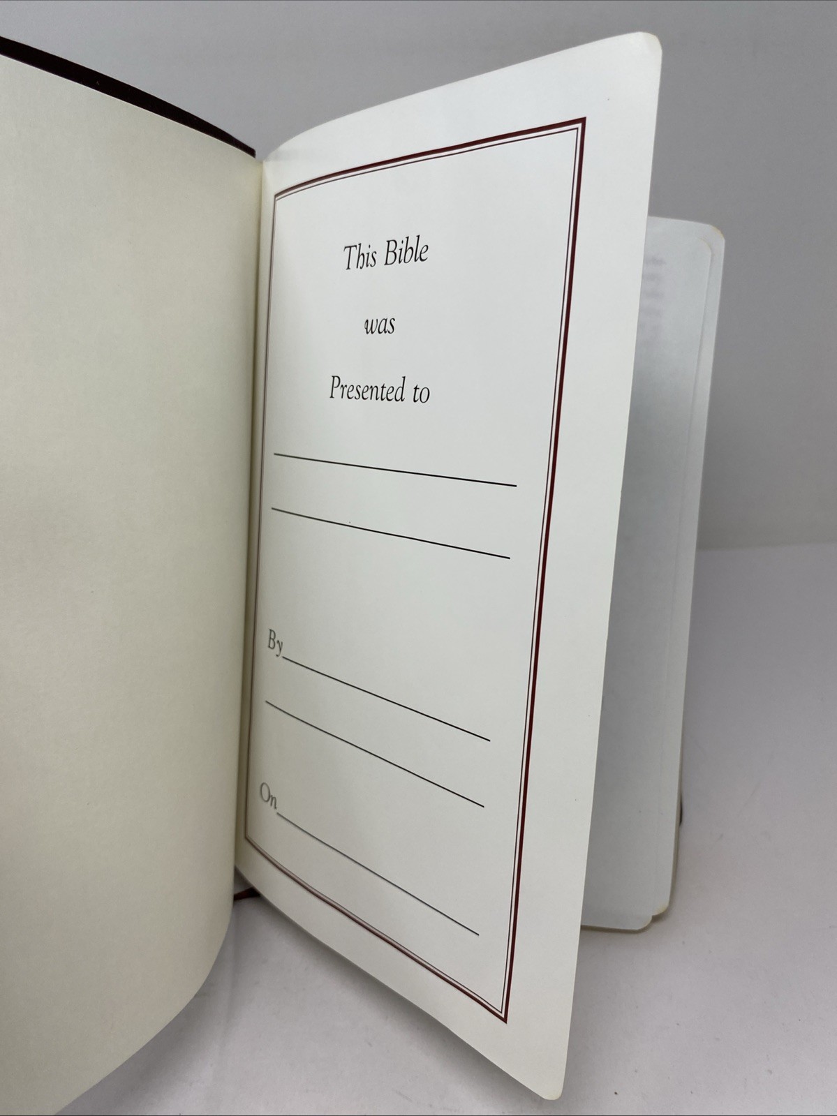 Jack Van Impe Prophecy Bible KJV 1999 Imitation Leather Red Letter Clean Pages