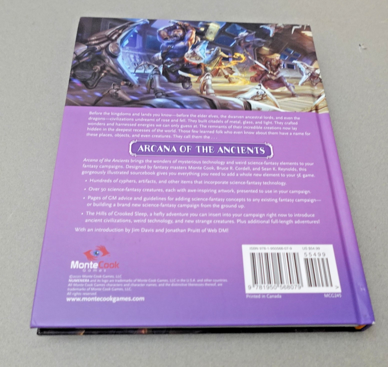 Monte Cook Fantasy RPG Arcana of the Ancients 5e Dungeons Dragons Numenera