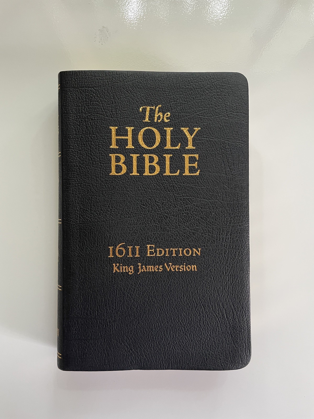 KJV 1611 Bible 400th Anniversary Edition Genuine Leather with Apocrypha Like New