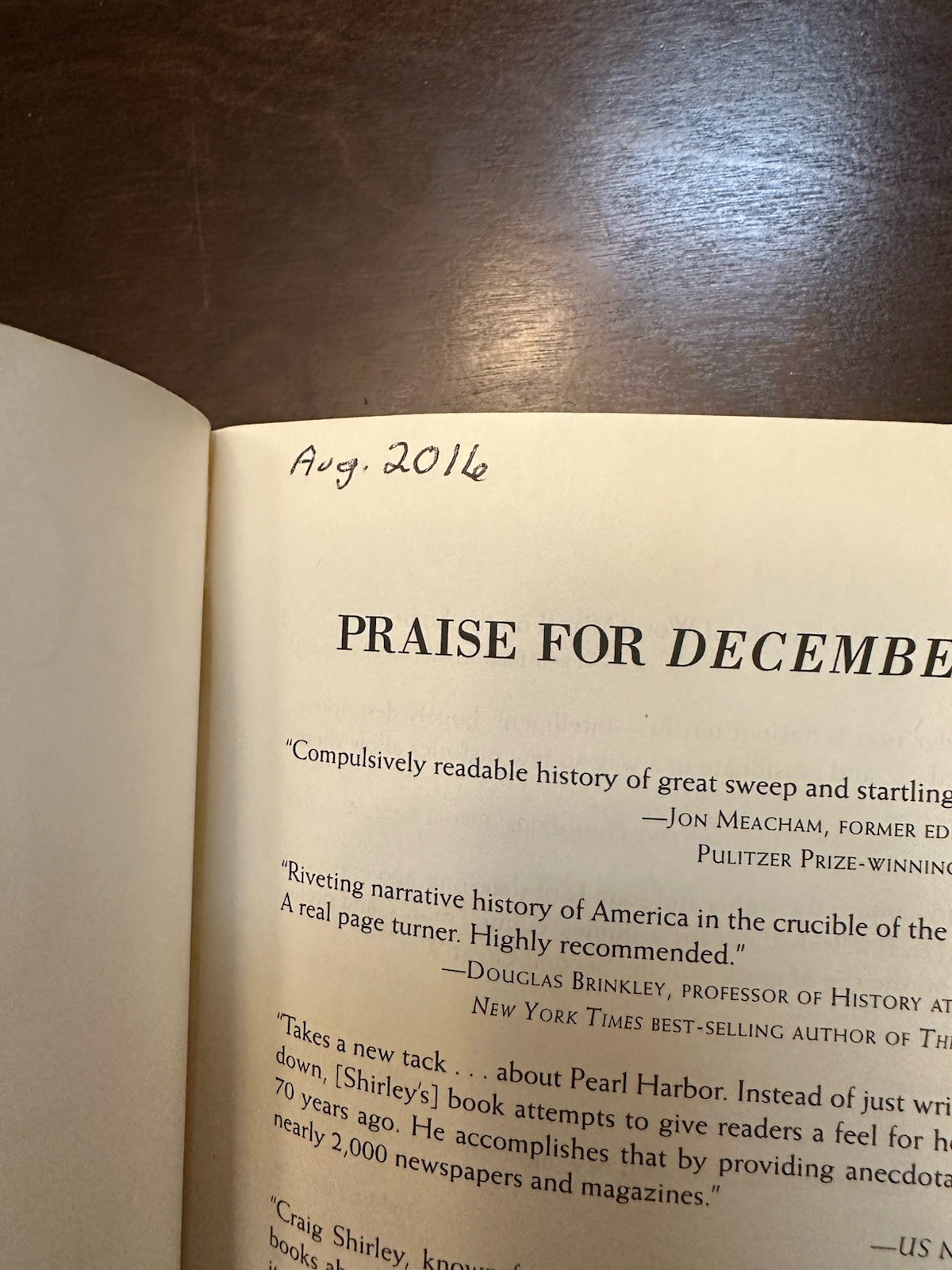 December 1941: 31 Days that Changed America and Saved the World – GOOD