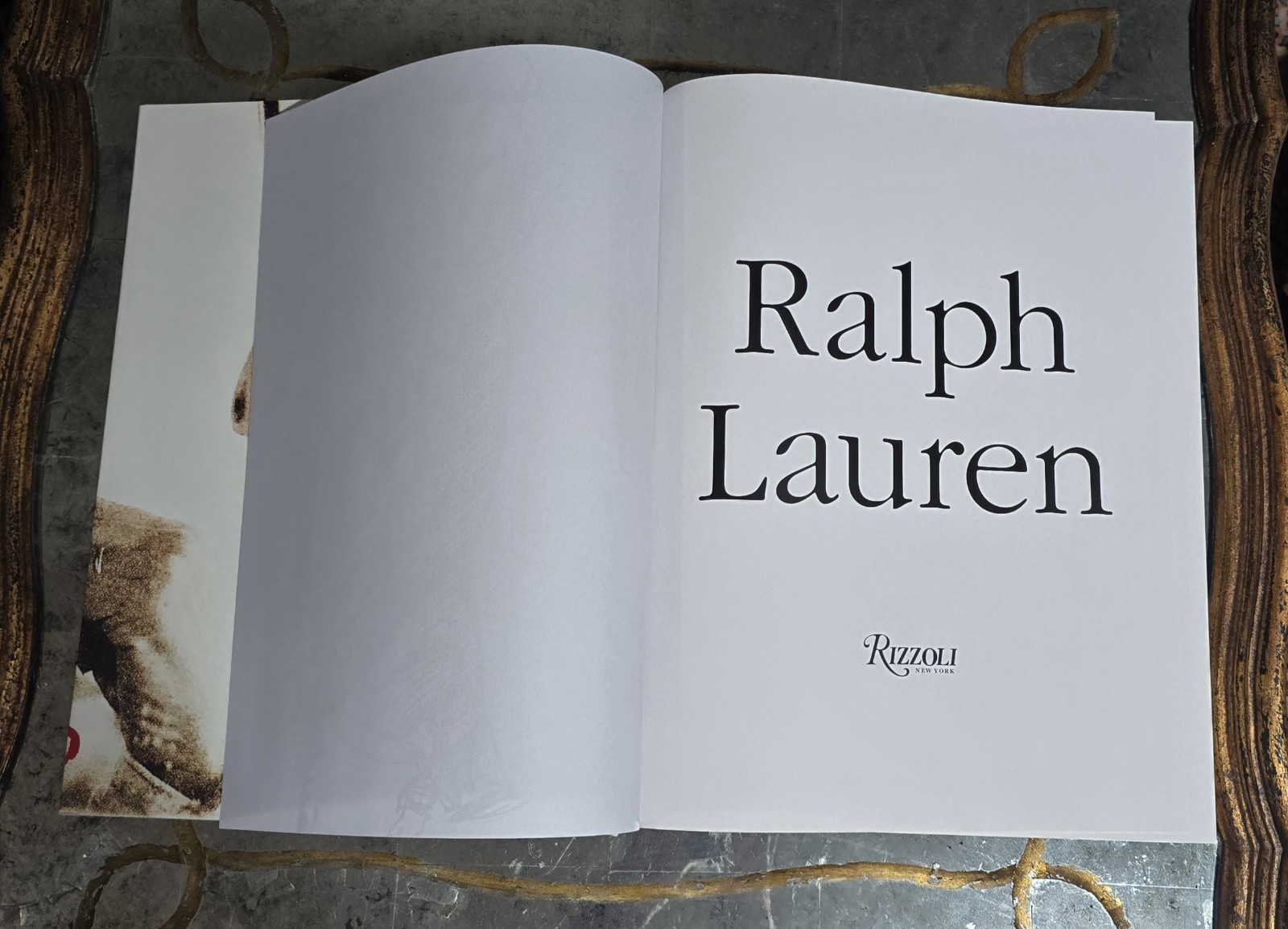 Ralph Lauren Rizzoli 1st Edition Coffee Table Book Audrey Hepburn Foreword Gift