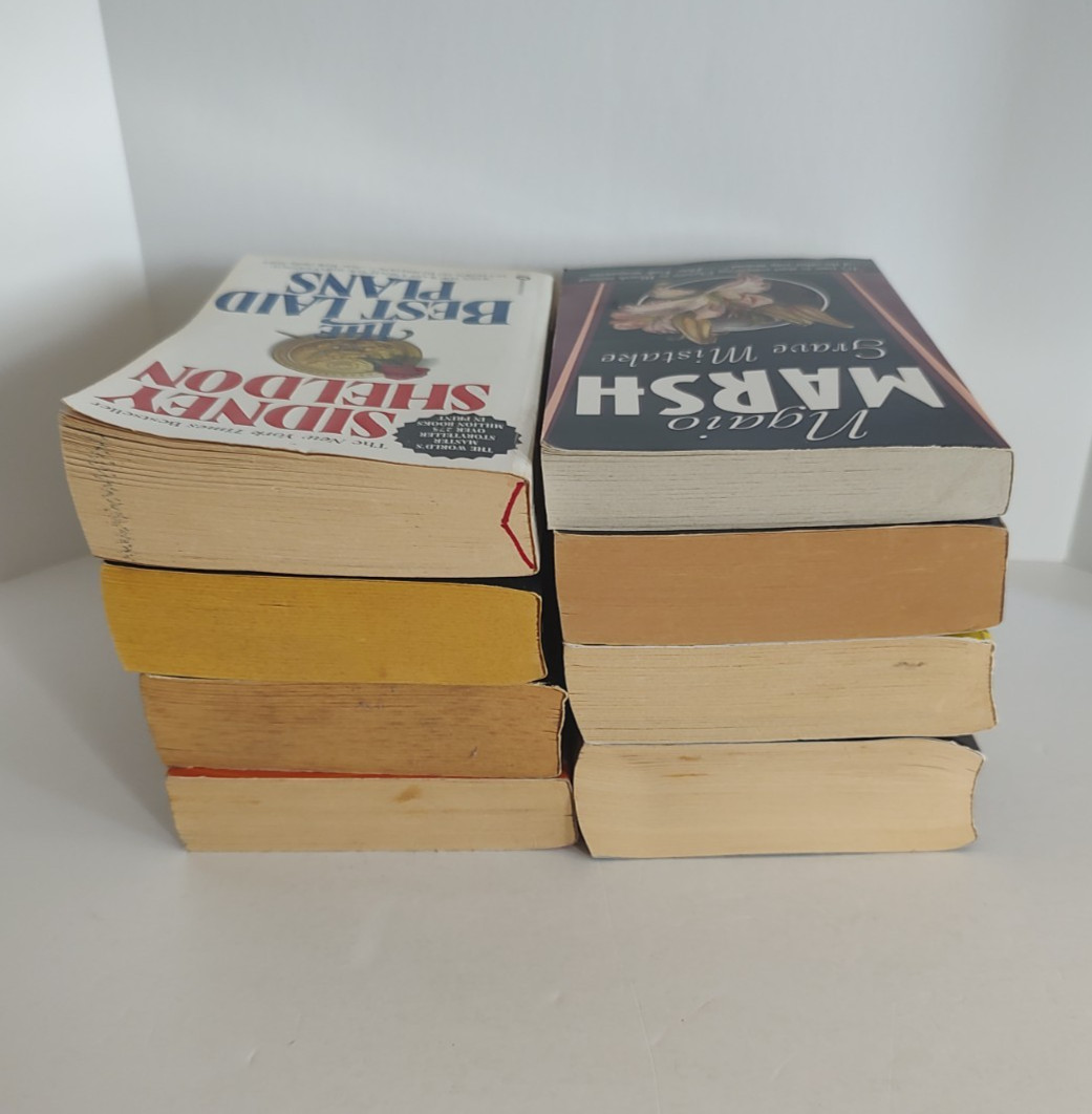 Mixed Authors Lot/8 Paperback Crime Drama Thriller Action Novels