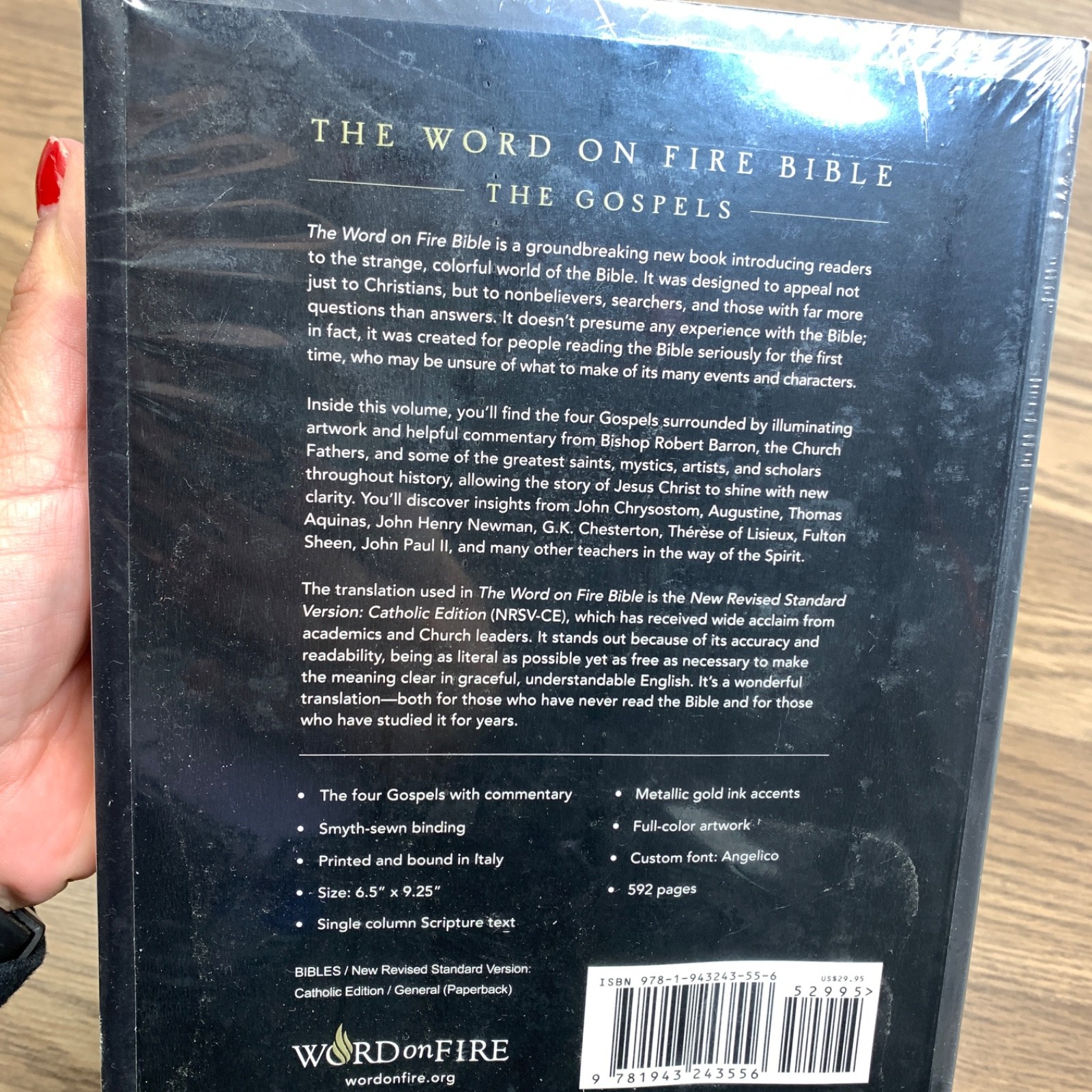 The Word on Fire Bible: The Gospels Paperback 592 Pages – NEW SEALED