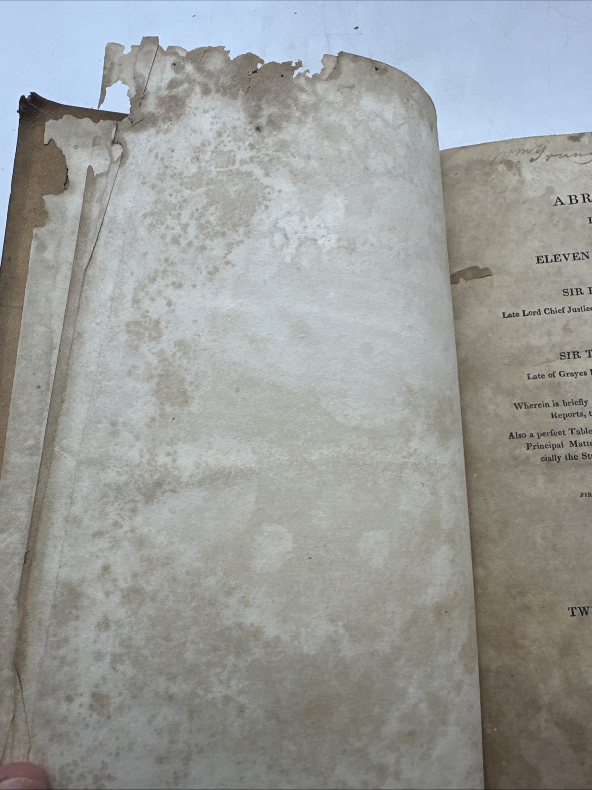 Exact Abridgement Eleven Books Reports Learned Coke Law England (33-10)
