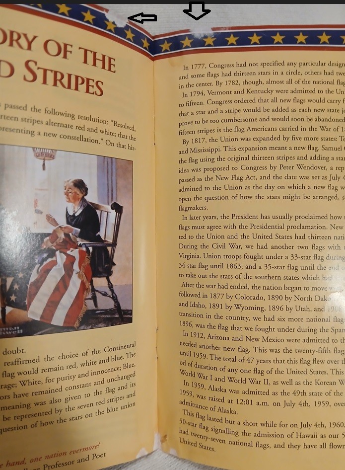 The American Flag History & Usage Ppb Vicky Oakes Handout 2003 Patriot Booklet