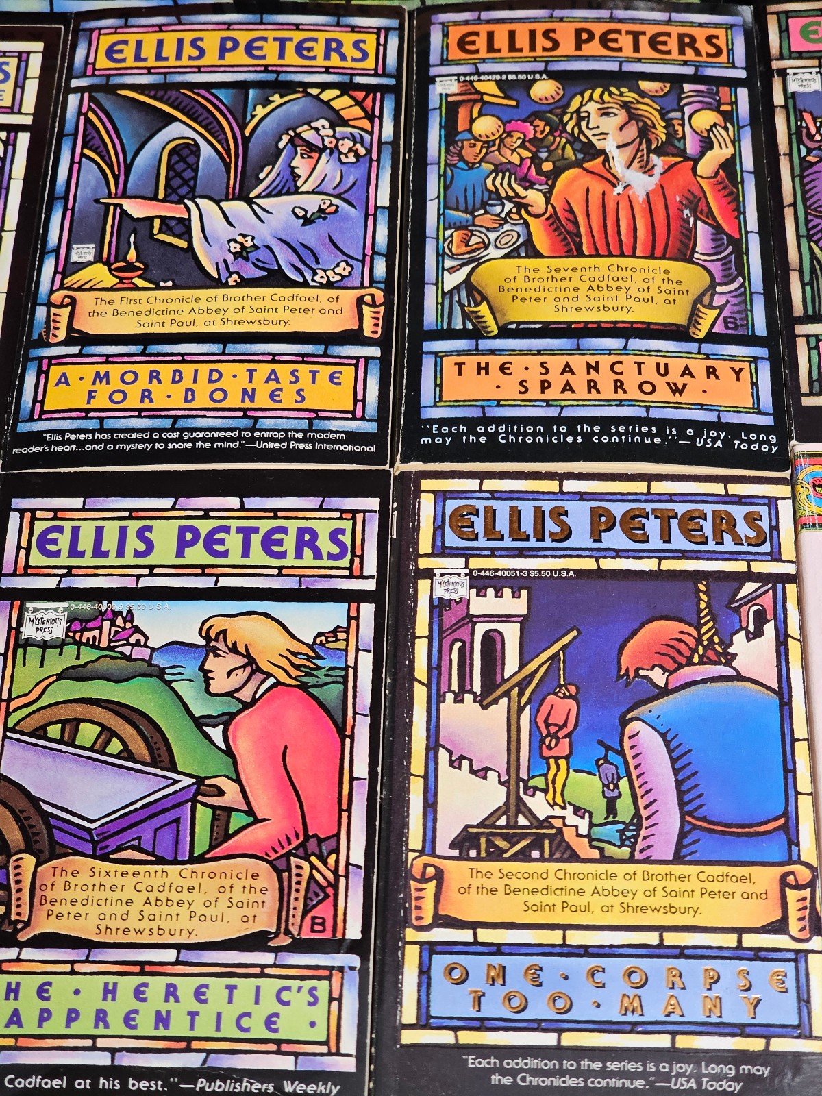 16 Brother Cadfael Chronicles by Ellis Peters Medieval Murder Mysteries HC & PB