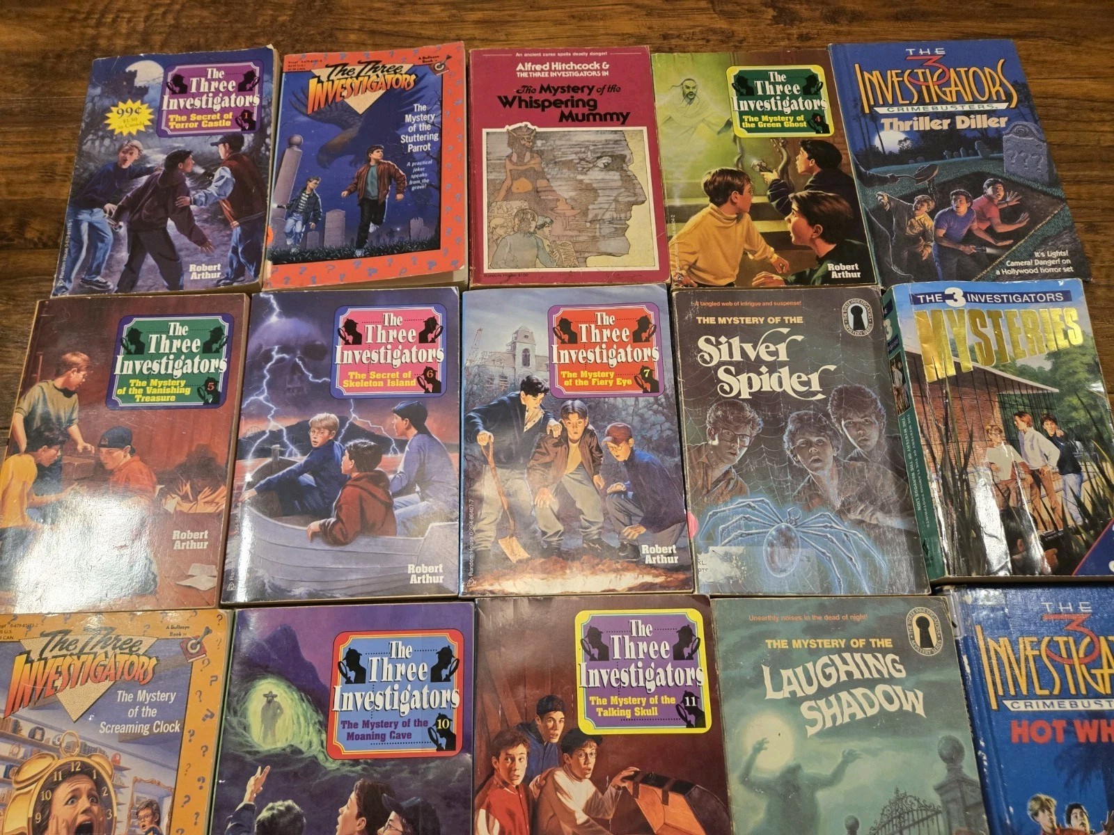 Alfred Hitchcock & Three Investigators lot 1-12, 3 in 1 & 2 Crimebusters HTF!!