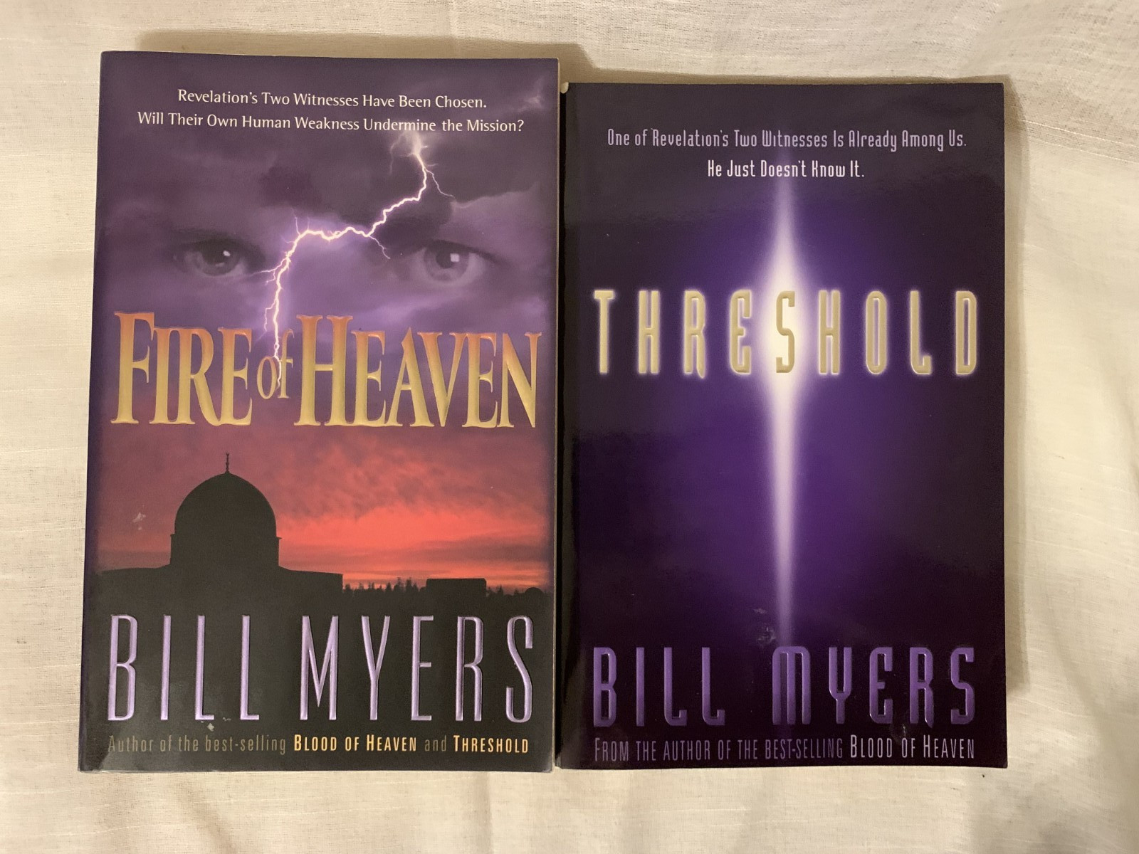 Lot of Bill Myers Novels (Blood of Heaven, The Voice, Threshold, Eli, etc.)