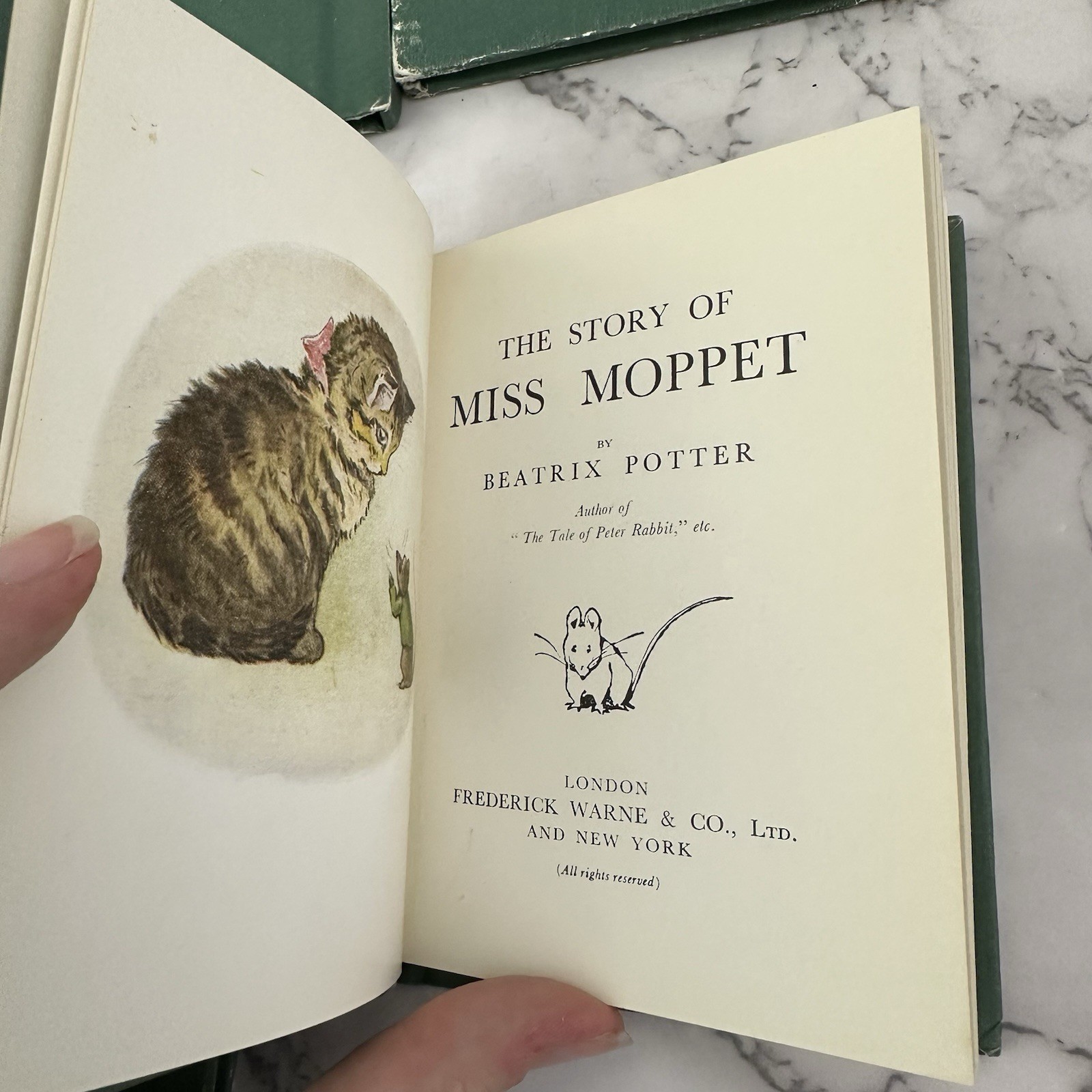 Beatrix Potter Vintage Hardcover Book Lot of 6 F Warne Co Peter Rabbit Classics