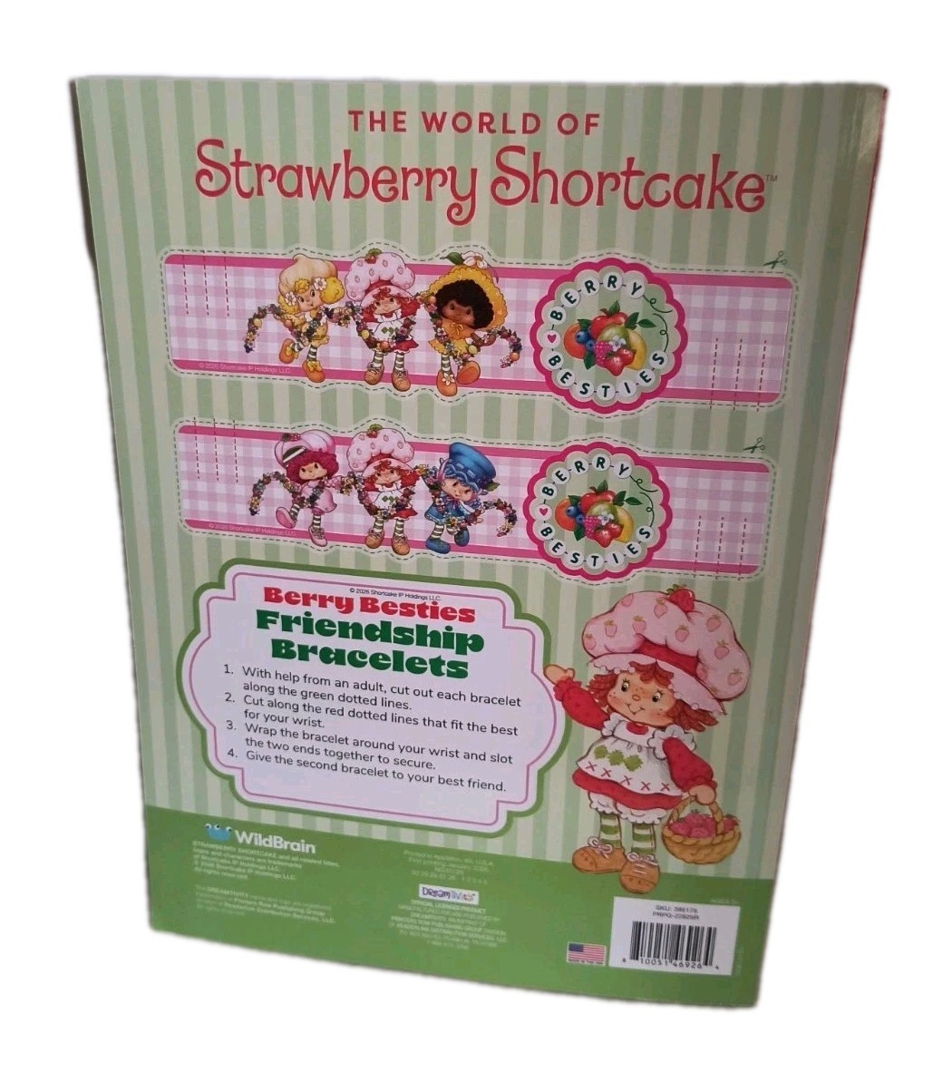 Strawberry Shortcake Jumbo Coloring & Activity Book Tear/Share Pages 🆕🆓 ship!