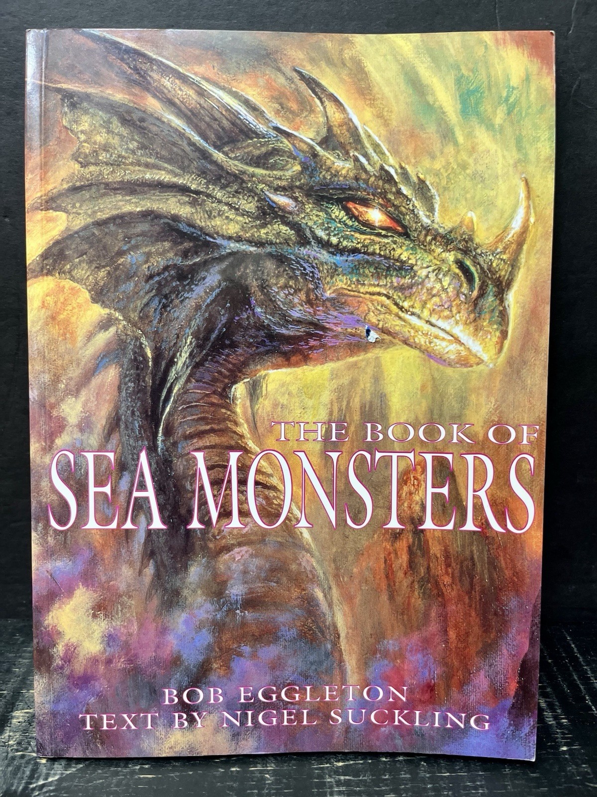 Book of Sea Monsters by Bob Eggleton (1998, Trade Paperback) Like New P