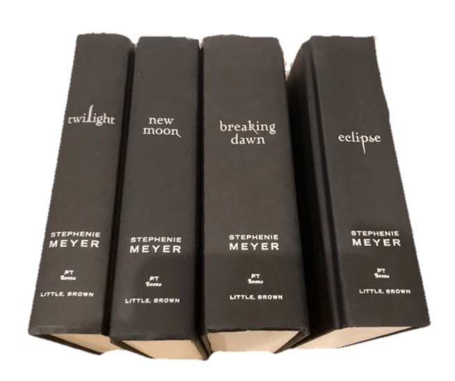Twilight Saga Series #1–4 HC Set First Editions Stephenie Meyer w/ DJs 2005–2008